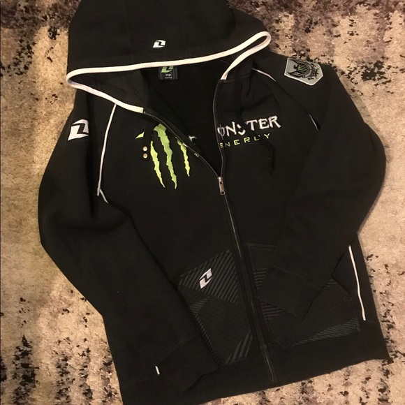 monster energy zip up jacket